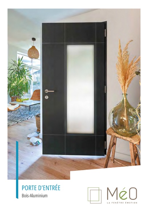 catalogue méo porte d'entrée bois alu dol de bretagne