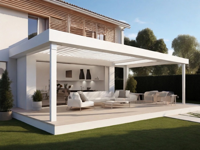 Pergolas blanche pergolas blanche videloup