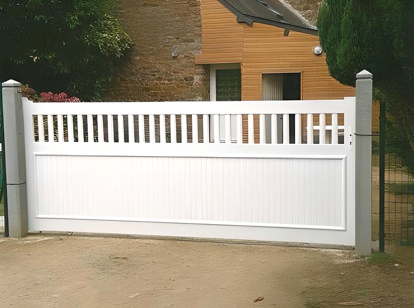 Portail PVC portail blanc pvc videloup