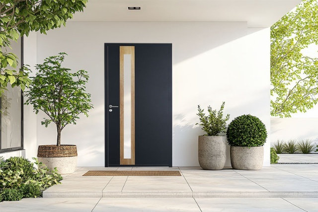 Porte d'entrée porte d'entrée maison par menuisier expert